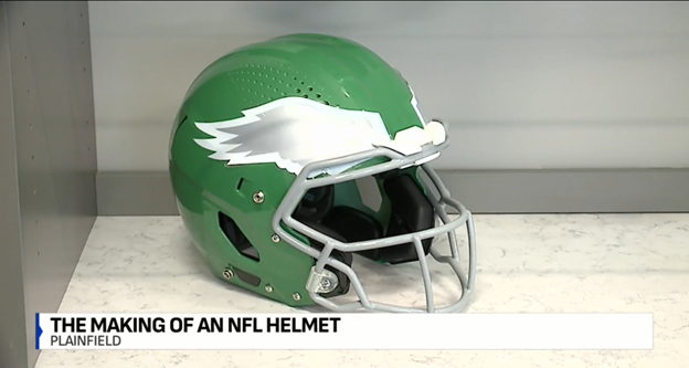 Some of the NFL’s most popular helmets are made in Plainfield (FOX/CBS Indianapolis - Apr 17, 2025)